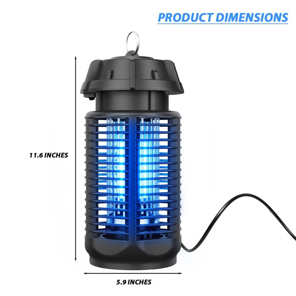 GIGAWATTS Ultimate Insect Trap Electric 20W UV Light Powerful Grid 80m2 ...